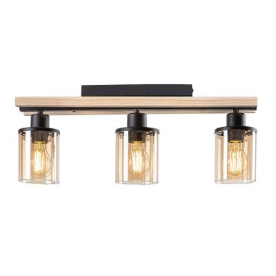 Rabalux Niylah lampa podsufitowa 1x25W czarny mat 71083