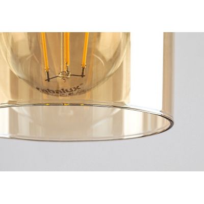 Rabalux Niylah lampa podsufitowa 1x25W czarny mat 71083