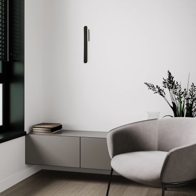 Rabalux Sindri kinkiet 1x12 W czarny 71087