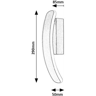 Rabalux Jarnelle kinkiet 1x12 W chrom 71088