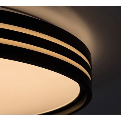 Rabalux Epora plafon 1x25W LED czarny mat 71118