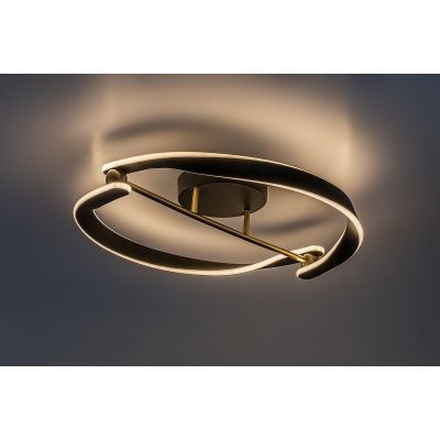 Rabalux Adalind lampa podsufitowa 1x40 W czarna/złota 71149