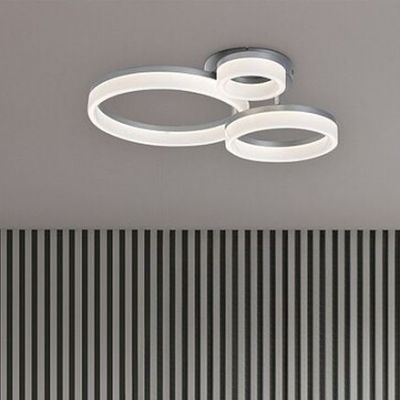 Rabalux Amilia lampa podsufitowa 3x24 W biała-chrom 71387