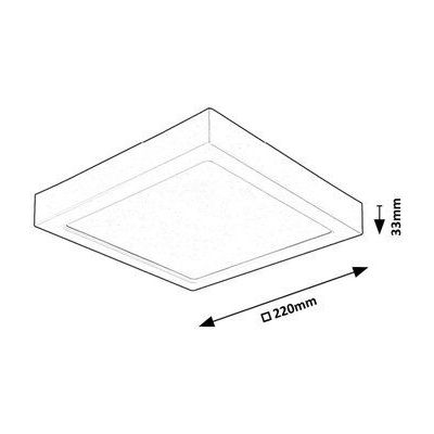 Rabalux Shaun2 lampa do zabudowy 1x24 W czarna 71203