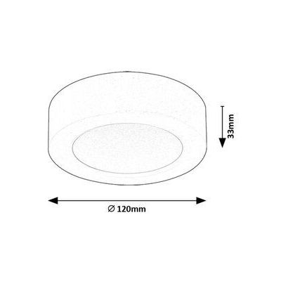 Rabalux Shaun2 lampa do zabudowy 1x7 W biała 71204