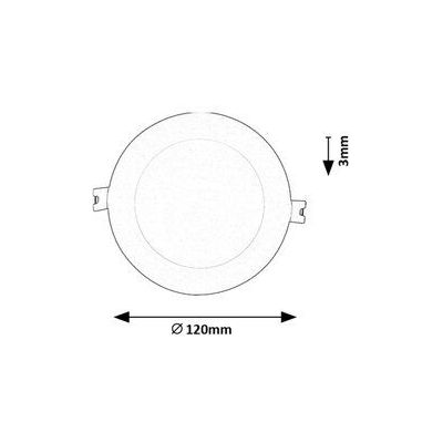 Rabalux Shaun2 lampa do zabudowy 1x6 W biała 71233