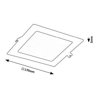 Rabalux Shaun2 lampa do zabudowy 1x12 W czarna 71264