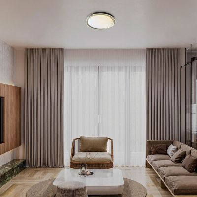 Rabalux Jindri inteligentny plafon 1x48 W biały-czarny-złoty 71292