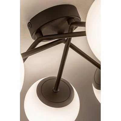 Rabalux Meduza lampa podsufitowa 6x20 W biała-czarna 71294