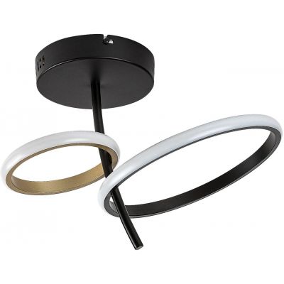 Rabalux Emilion lampa podsufitowa 1x24 W czarna-złota 71296