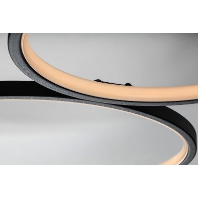 Rabalux Formand lampa podsufitowa 1x38 W czarna 71297