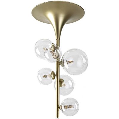 Rabalux Aslov lampa podsufitowa 5x28 W przezroczysta-złota 71298