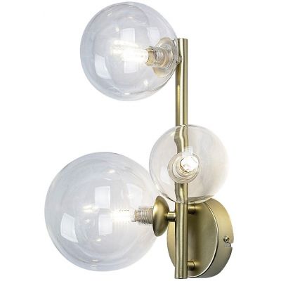 Rabalux Aslov kinkiet 3x28 W przezroczysty-złoty 71299