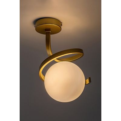 Rabalux Sarabi lampa podsufitowa 1x20 W biała-złota 71301