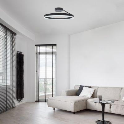 Rabalux Isaure lampa podsufitowa 1x24 W czarna 71302