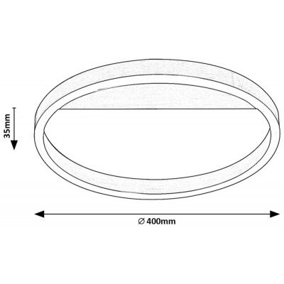 Rabalux Thrac plafon 1x20 W aluminium 71311