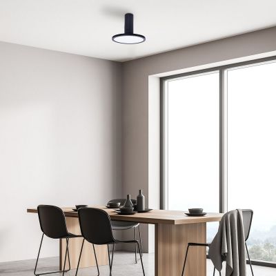 Rabalux Ovidia lampa podsufitowa 1x20 W biała-czarna 71323