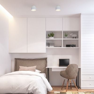 Rabalux Ovidia lampa podsufitowa 1x16 W biała 71324