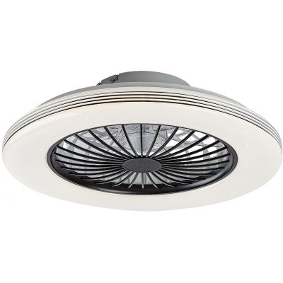 Rabalux Dalfon 2 plafon 1x48 W z wentylatorem biały-czarny 71330