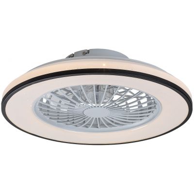Rabalux Dalfon 2 plafon 1x48 W z wentylatorem biały-czarny 71331