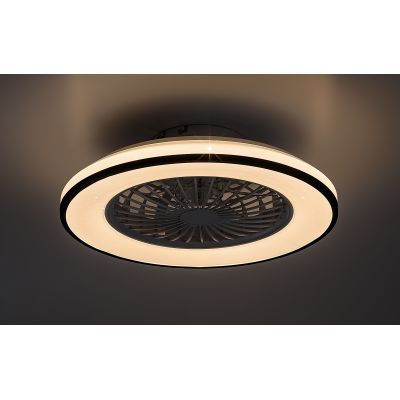 Rabalux Dalfon 2 plafon 1x48 W z wentylatorem biały-czarny 71331