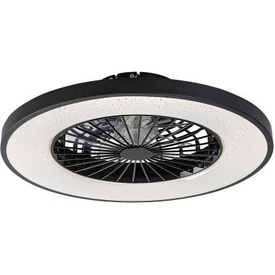 Rabalux Dalfon 2 plafon 1x72 W z wentylatorem biały-czarny 71334