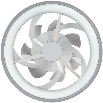 Rabalux Fanricius plafon 1x40 W z wentylatorem biały-srebrny 71335