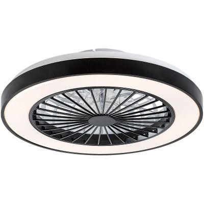 Rabalux Dalfon 2 plafon 1x40 W z wentylatorem biały-czarny 71336