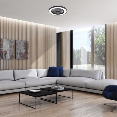 Rabalux Dalfon 2 plafon 1x40 W z wentylatorem biały-czarny 71336