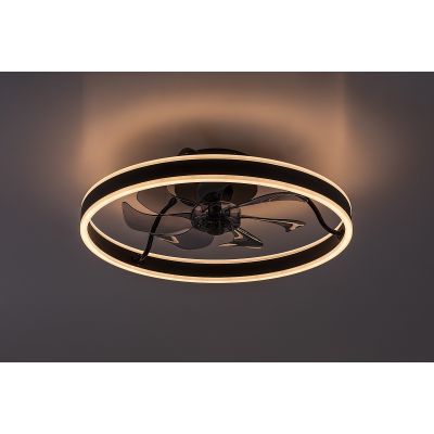 Rabalux Fanfy lampowentylator podsufitowy 1x40 W biała-czarna 71337