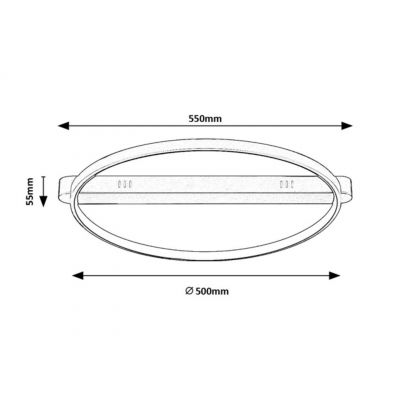 Rabalux Beliza plafon 1x45 W czarny 71344