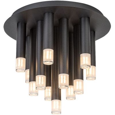 Rabalux Ramira lampa podsufitowa 13x5 W czarna-przezroczysta 71354