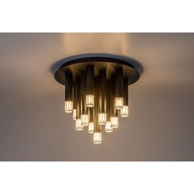 Rabalux Ramira lampa podsufitowa 13x5 W czarna-przezroczysta 71354