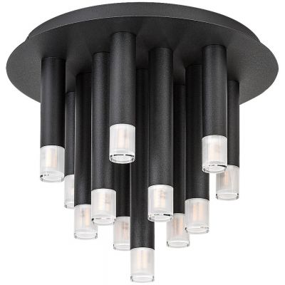 Rabalux Ramira lampa podsufitowa 13x5 W czarna-przezroczysta 71354