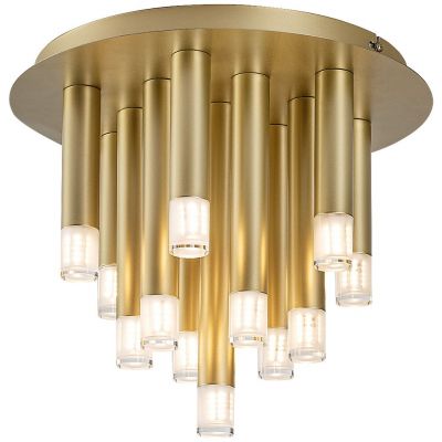 Rabalux Ramira lampa podsufitowa 13x5 W przezroczysta-złota 71355