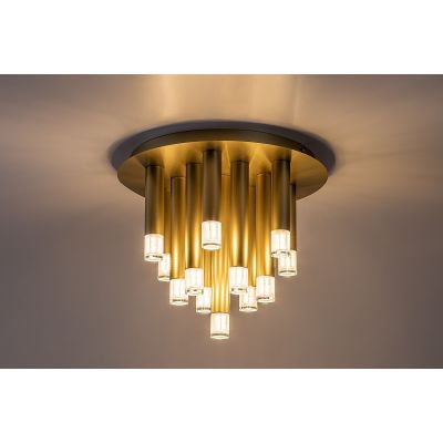 Rabalux Ramira lampa podsufitowa 13x5 W przezroczysta-złota 71355