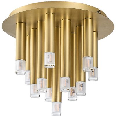 Rabalux Ramira lampa podsufitowa 13x5 W przezroczysta-złota 71355