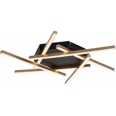 Rabalux Severine lampa podsufitowa 6x40 W biała-czarna-złota 71365