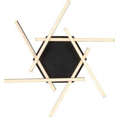 Rabalux Severine lampa podsufitowa 6x40 W biała-czarna-złota 71365