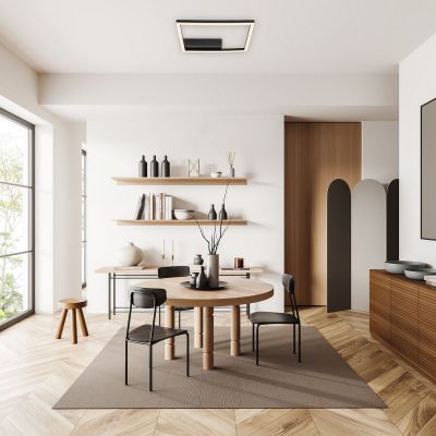 Rabalux Heleth lampa podsufitowa 1x24 W biała-czarna 71375