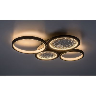 Rabalux Aranis lampa podsufitowa 4x40 W biała-czarna 71378