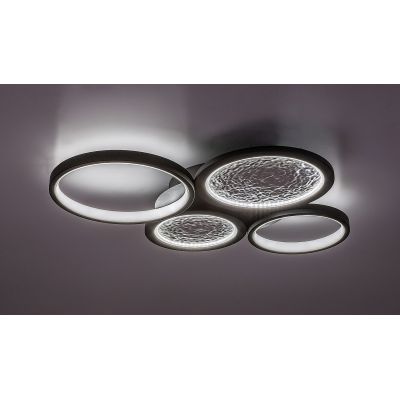 Rabalux Aranis lampa podsufitowa 4x40 W biała-czarna 71378