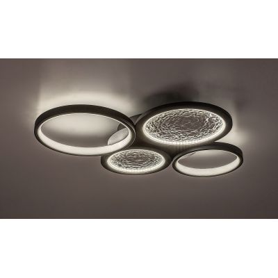 Rabalux Aranis lampa podsufitowa 4x40 W biała-czarna 71378