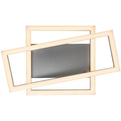 Rabalux Ellinor lampa podsufitowa 2x24 W biała-chrom 71380