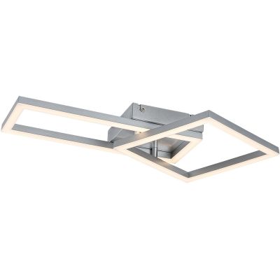 Rabalux Ellinor lampa podsufitowa 2x24 W biała-chrom 71381