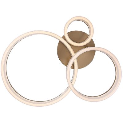 Rabalux Amilia lampa podsufitowa 3x24 W biała-złota 71383