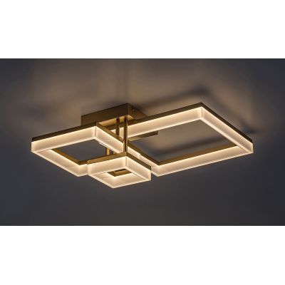 Rabalux Amilia lampa podsufitowa 3x22 W biała-złota 71384