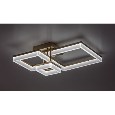 Rabalux Amilia lampa podsufitowa 3x22 W biała-złota 71384