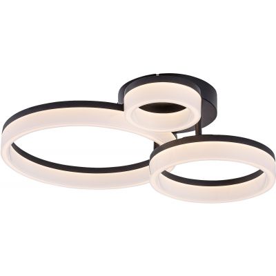 Rabalux Amilia lampa podsufitowa 3x24 W biała-czarna 71385