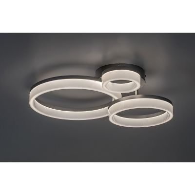 Rabalux Amilia lampa podsufitowa 3x24 W biała-chrom 71387
